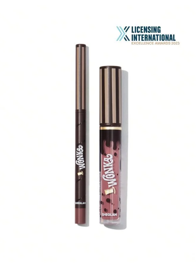 SHEGLAM Cocoa Kiss Lip Duo-Cookies N' Milk