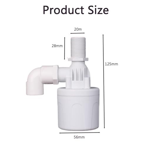 KalamkariX Float Valve 1/2 Inch, Automatic Water Level Control Valve for Water Tank, Industrial Water Tower, and Pool Maintenance,Durable Water Tank Controller for Home, Utility & Off-Grid Use - Image 2