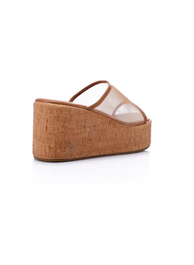 DejaVu Midnight Breeze Wedge Slipper - Havana - Image 2