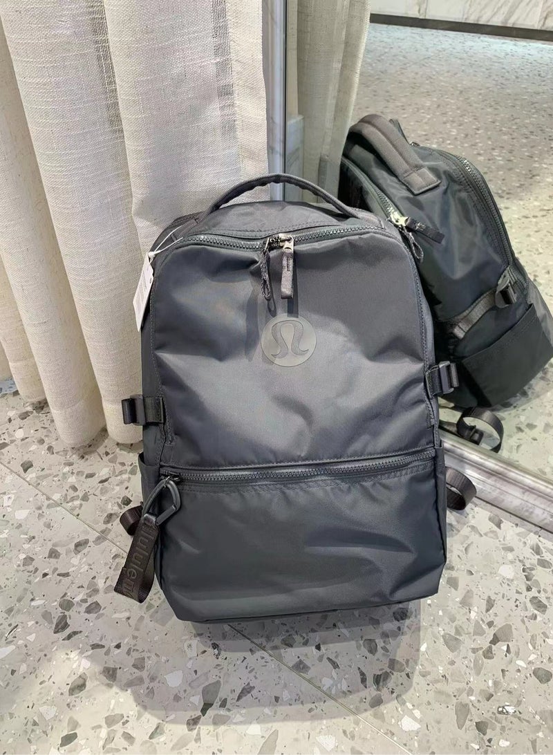 Lululemon double shoulder bag, sporty, for school, casual wear, hiking, 22l large capacity backpack - Image 1