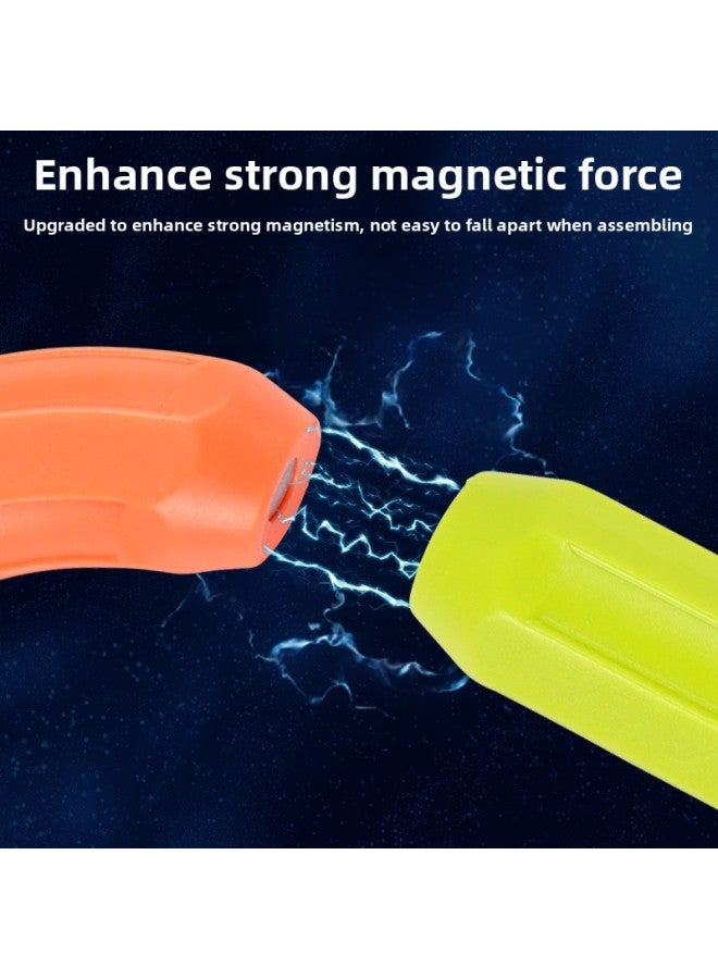 Magnetic Bar Children's Educational Toys Assembled Magnetic Building Blocks Changeable Shapes For Boys And Girls Wholesale-Specifications:CZ-42B English Color Box  - Image 4