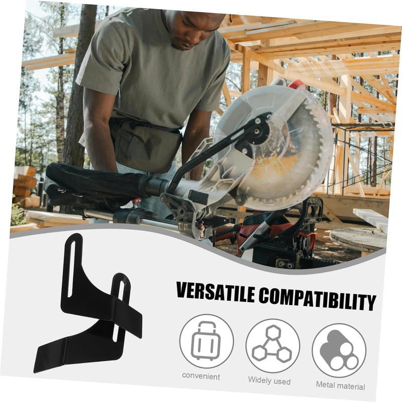 Gadpiparty 1pair Bench Tool Rest Iron Bracket Stand Holder for Enhanced Stability and Safety Accessory for Compatibility - Image 2