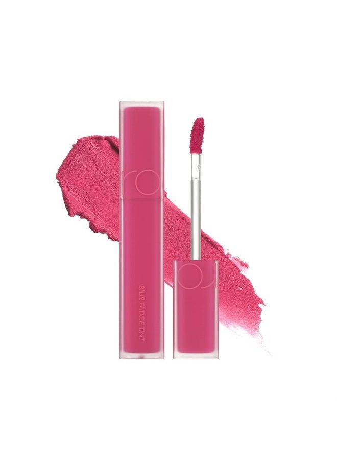 rom&nd BLUR FUDGE TINT 0.17oz, 05 BIBI CANDY, Matte Lip Tint, Light Weight, Cream Type, Spreadable, Super Stay, High-Pigment, Non-Drying, Velvety Matte, Smudges Easily & Smoothly, K-Beauty - Image 1
