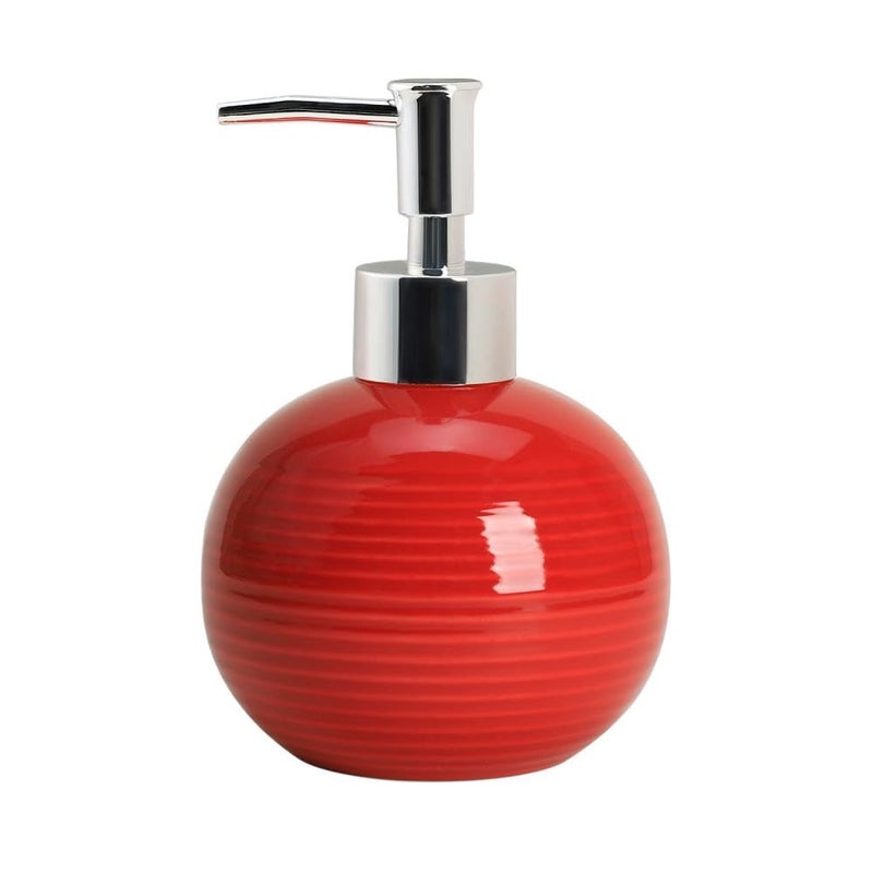 123Arts Ceramic Retro Soap Dispenser with Pump Soap Bottle Lotion Bottle