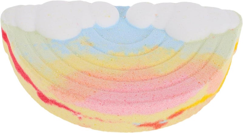 Healeved Creative Rainbow Cloud Bath Bomb with Sea Salt for Skin Nourishment and Luxurious Foaming Unique Essential Oil Bubble Bath Accessory for Relaxing - Image 1