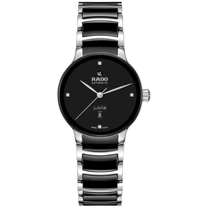 Rado Centrix Automatic Diamonds Unisex with Black Dial, Date Display and Swiss Automaitc Movement - Image 3