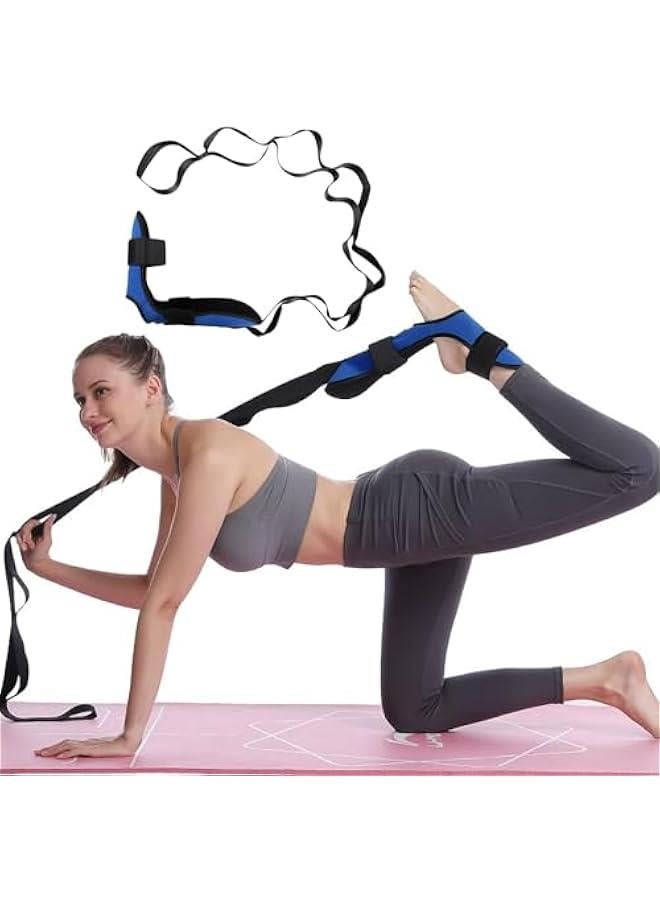 MOXO Foot and Calf StretcherStretching Strap, for   Plantar Fasciitis, Heel Spurs, Achilles Tendonitis, Leg Stretcher Ligament Stretching Belt, Yoga Foot Leg Stretch Strap - Image 1