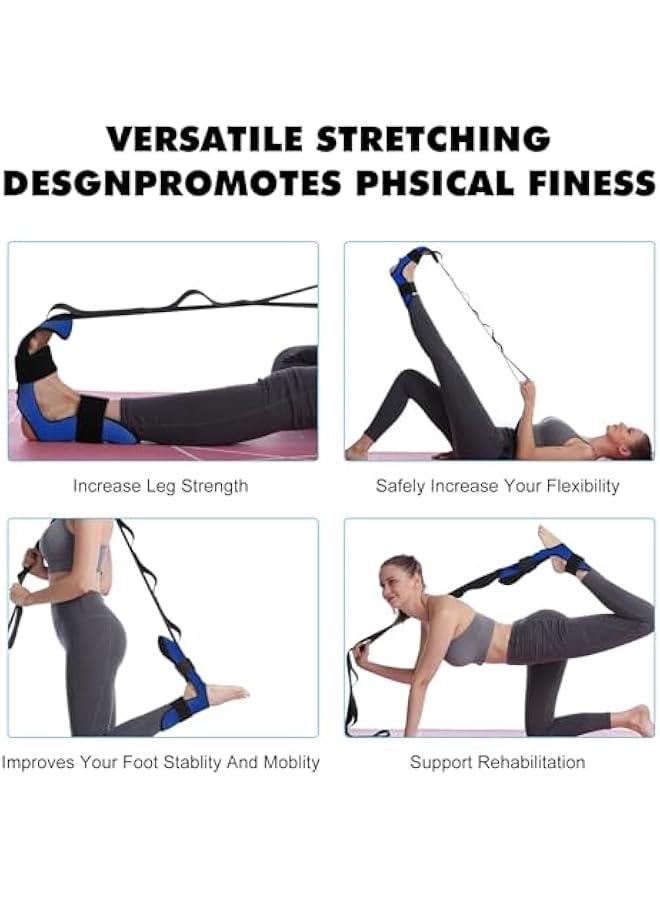 MOXO Foot and Calf StretcherStretching Strap, for   Plantar Fasciitis, Heel Spurs, Achilles Tendonitis, Leg Stretcher Ligament Stretching Belt, Yoga Foot Leg Stretch Strap - Image 4