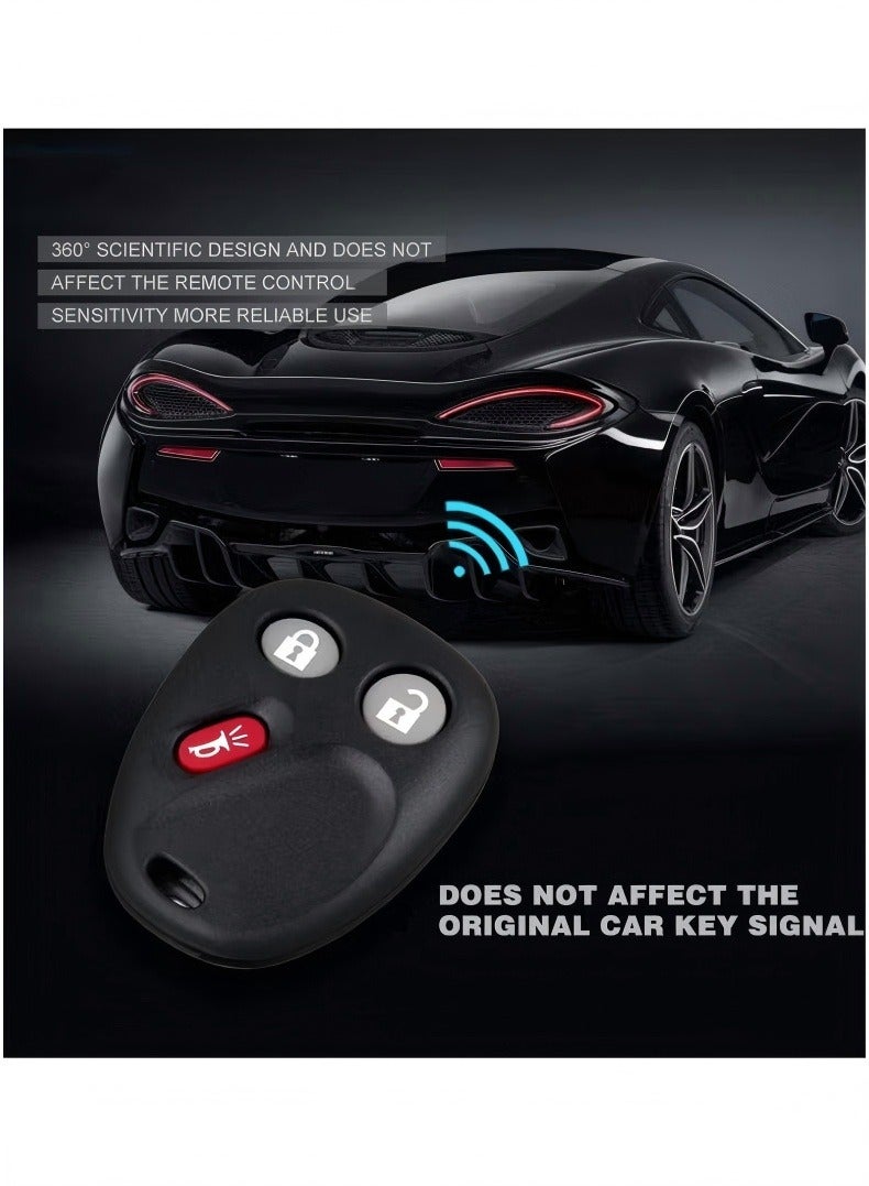 Changer حزمة من 2 سيارة بدون مفتاح دخول مفتاح التحكم عن بعد فوب يناسب لشفروليه سيلفرادو إكوينو سوبربان 2003-2006، يناسب كاديلاك إسكاليد / جي إم سي يوكون 2003-2006 / هامر H2 / بونتياك سيل / زحل فيو - Image 4