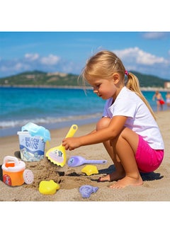 Disney Stitch Beach Bucket Set Of 6- Includes 2 Sand Shovels And 4 Beach Toys- Fun Summer Sand Toys For Boys And Girls  - Image 3