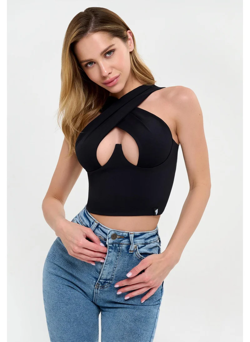 Bona Fide Sirene Black Sirene Sports Bra for Women for Women | Best Price UAE