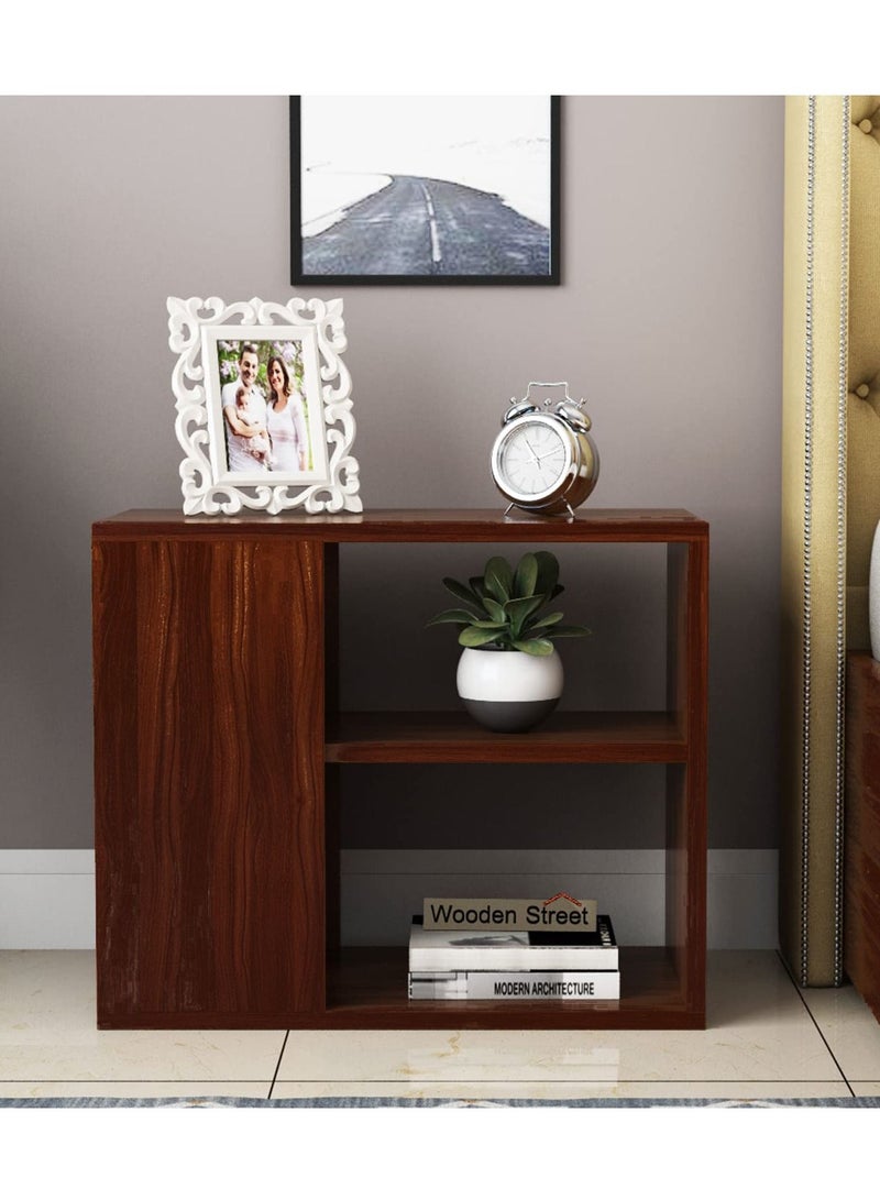 مودرن هوم طوالة جانبية وطاولة القهوة مع اماكن تخزين  - بني - Image 3