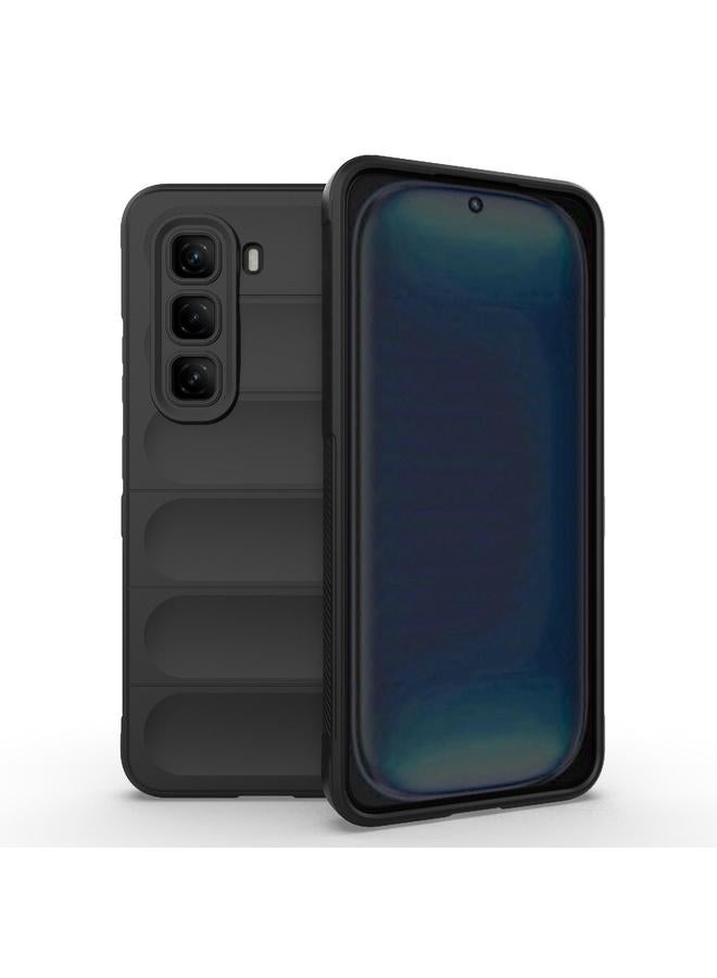 اس-توب جراب لهاتف Infinix Hot 50 Pro 4G Global Magic Shield TPU + جراب هاتف من الفلانيل - Image 1