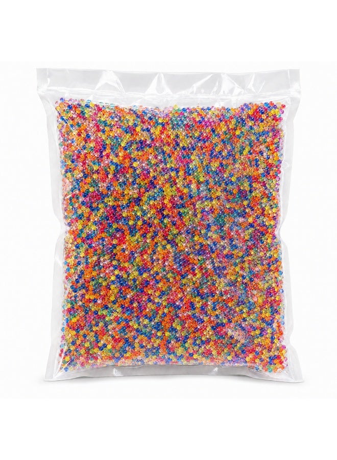 Capstro Water Beads for Sensory Play – 500g Rainbow Color Expandable Water Gel Beads, 7–8mm Crystal Soil Beads for Sensory Bins, Vase Fillers, Decoration & DIY Crafts – Rainbow Mix - Image 1
