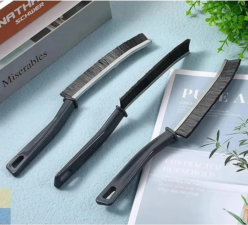 Safestore 2 Pieces Multi-Purpose Fine Cleaning Brush - Joint Between Bathroom Kitchen Sink Detail Cleaning Brush
