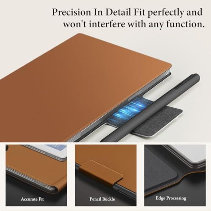 Ayotu Case For Remarkable Paper Pro Move 7.3", 1:1 Fit Smart Cover Book Folio With Auto Wake/Sleep, Pu Leather Cover, Microfiber Lining, Strong Magnet(Standard Slim Case A-Leathers Brown) - Image 5