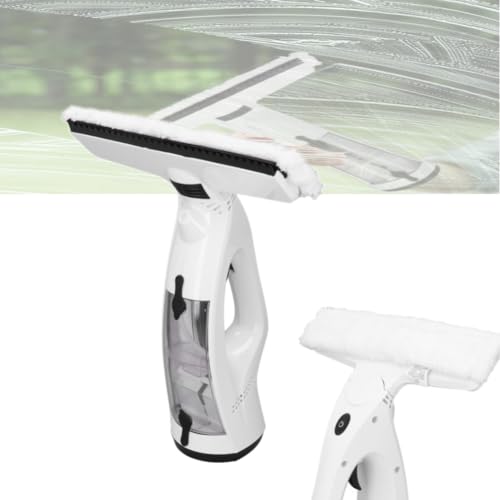 ZERONE أداة تنظيف الزجاج بممسحة كهربائية 3 في 1 مجموعة ممسحة نوافذ مع رذاذ مكنسة كهربائية بدون سلك للنوافذ والبلاط والزجاج والمرآة - Image 2