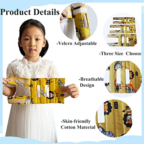 Heyshapeing Prevent Scratching Face, Thumb Sucking Habit, Pulling IV Tubes Elbow Immobilizer Splint & Arm Restraint Wrap for Babies Kids-Prevent HAND-TO-FACE habits (Small（2pcs）) - Image 4