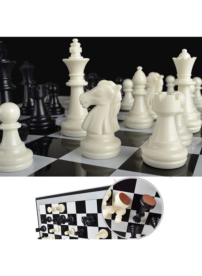 ONESWI Chess Set Magnetic Travel Folding Board Games Portable Gifts For Kids And Adult Magnetic Travel Chess Set Folding Chess Board Educational Board Game Set - Image 4