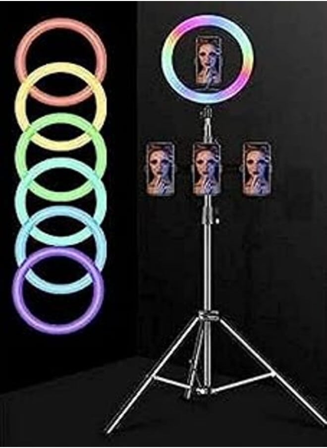 ELectro Tech electro tech Ring Lite 7 Colors 33cm with 2m Stand 