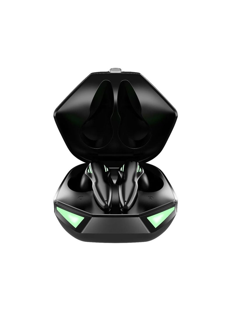 M4 TWS Wireless Gaming Earbuds,Bluetooth Deep Bass Low Latency Game Headphones with Cool LED light