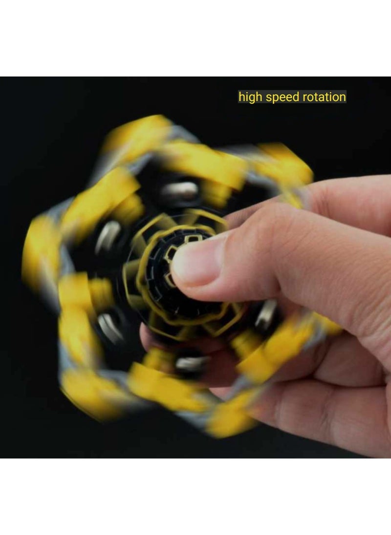 ELIKLIV - 【3-piece set】ABS material cool deforming top toy, can be transformed like a magical spinning top robot, luminous decompression sensory toys, suitable for children and adults, is a creative gift and a good thing to release stress, both interesting. - Image 1