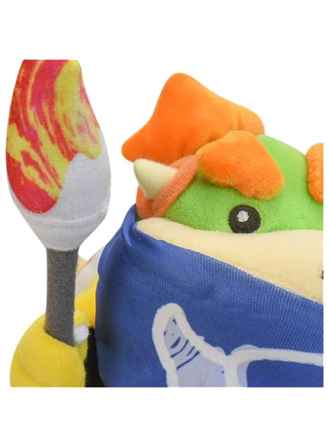 New Anime Bowser Jr Koopa Doll with Mask Koopaling Stuffed Plush Soft Toys 8 Inch - Image 2