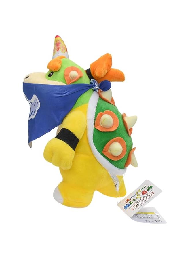 New Anime Bowser Jr Koopa Doll with Mask Koopaling Stuffed Plush Soft Toys 8 Inch - Image 5