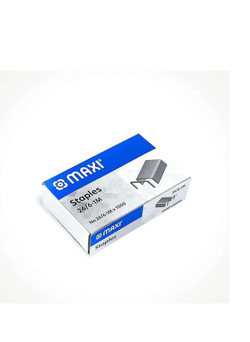 Maxi Maxi 26/6 Staple Pins 4Pkts in a Poly Bag (4000 Staples)  - Image 3