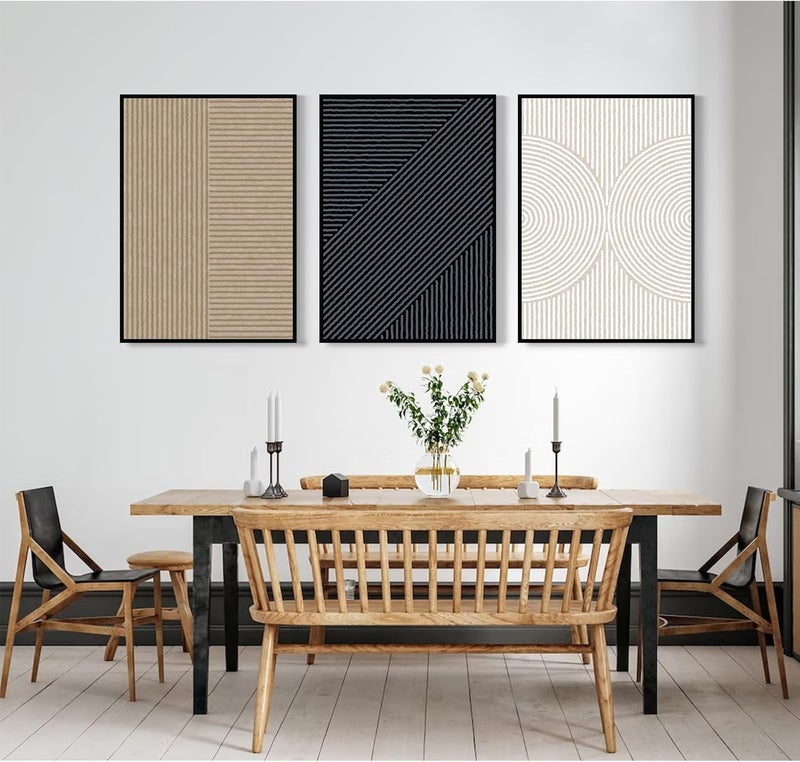 Youillne Set of 3 Modern Abstract Canvas Wall Art - Image 5