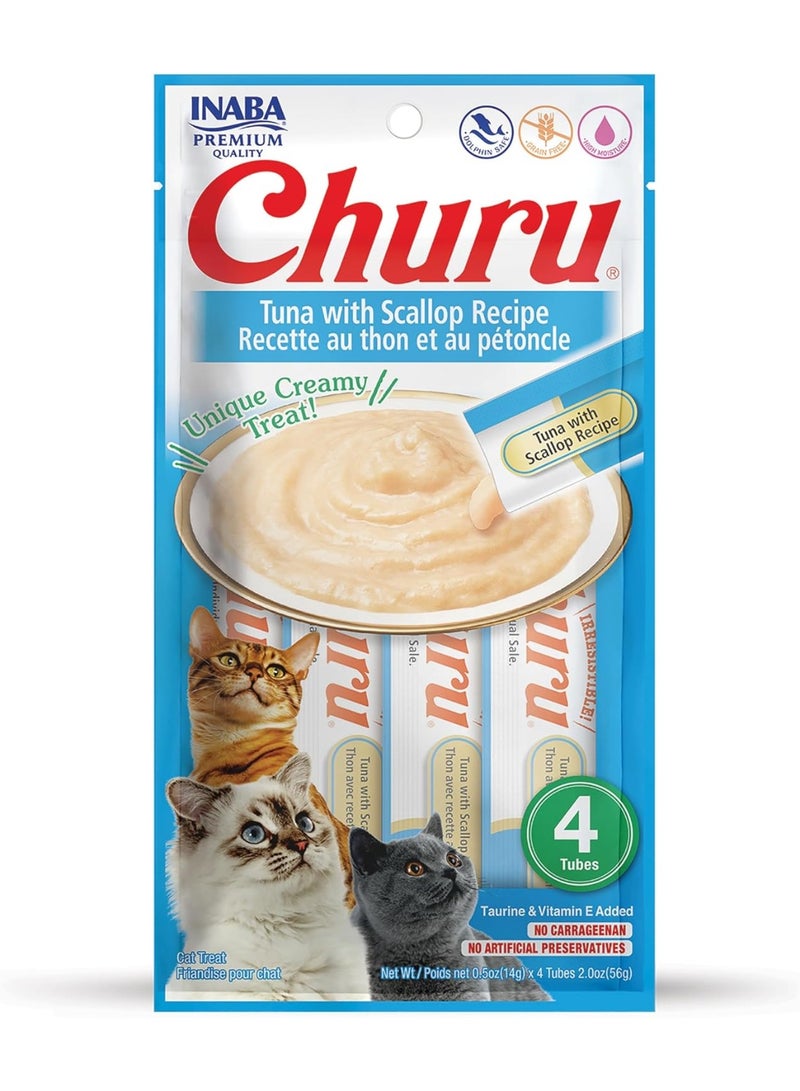 Inaba Churu Cat Treats with Tuna & Scallop