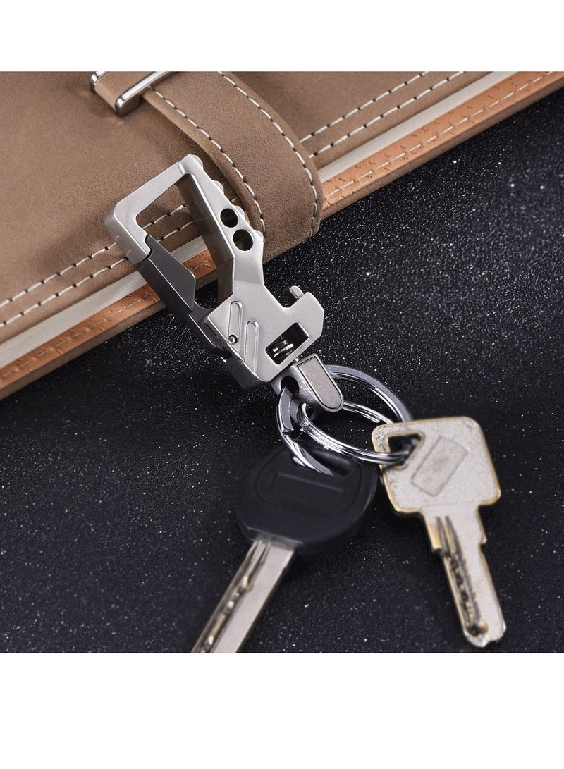 2 Pack Car Key Chain Keychain, Metal Key Rings for Men and Women - Image 5