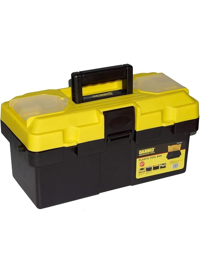 DANNIO 19 inch Pro Box, Plastic Tool Box with Handle, Portable Tool Case with Locking Lid, Tool Storage Organizer (8819) - pzsku/Z29AFEEE9865DF1C0F1DBZ/45/_/1741459692/4e33df88-0a88-4bbf-a8f6-d79e2e3dc647