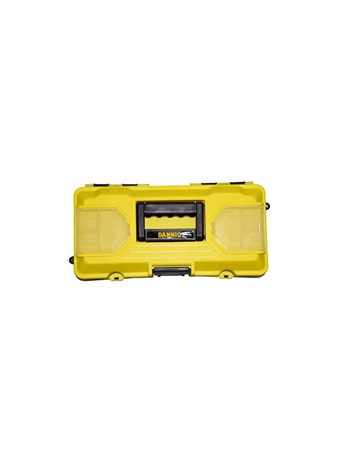 DANNIO 19 inch Pro Box, Plastic Tool Box with Handle, Portable Tool Case with Locking Lid, Tool Storage Organizer (8819) - Image 5