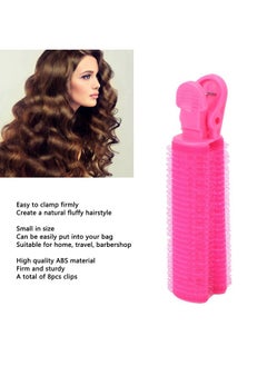 ZJchao Hair Curlers Rollers 8Pcs Hair Root Clip Self Grip Rollers Hairdressing Curlers Fluffy Adhesive Hair Volumizing Curler Roller Clip Styling Tools Fluffy Curl Sense For Diy Hairdressing Hair Salon  - Image 3
