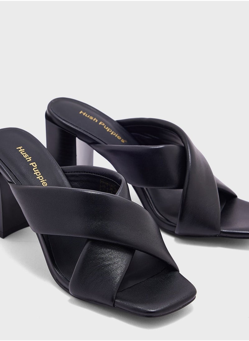 Hush Puppies Cross Strap Mid Heelsandals  - Image 4