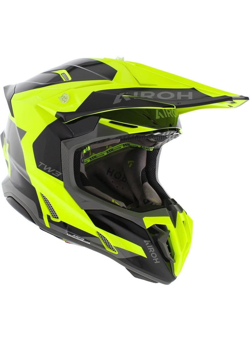 AIROH TWIST 3 FANCY YELLOW GLOSS Helmet - Image 2