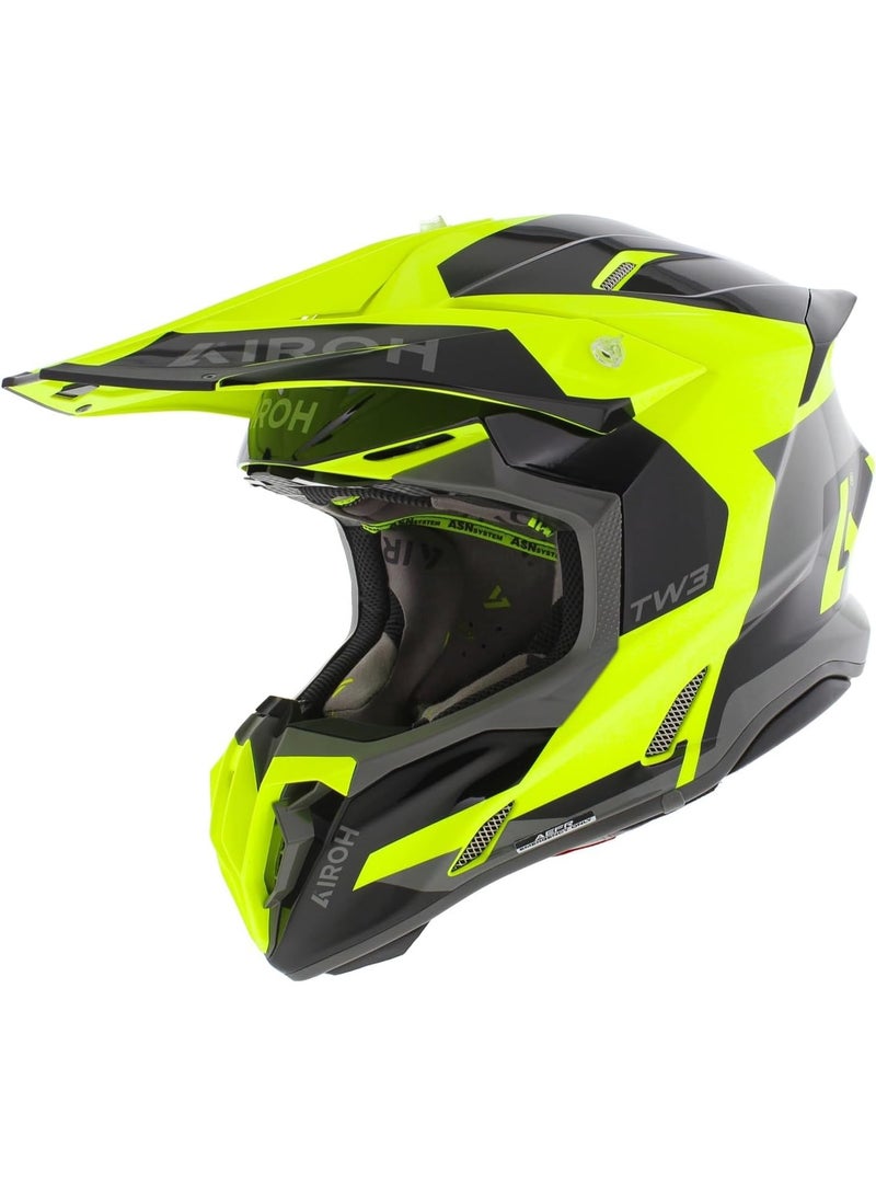 AIROH TWIST 3 FANCY YELLOW GLOSS Helmet - Image 1