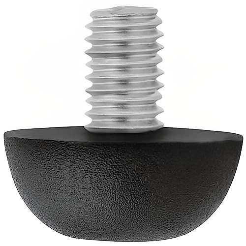 Project Patio 8mm x 1.25 M8 Adjustable Furniture Leg Leveler Replacement Outdoor Stainless Steel Screw-in Leveling Feet Glides - 24-Pack - Image 1