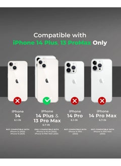 Raegr RAEGR iPhone 14 Plus / 13 Pro Max Case | Anodized Aluminum Bumper | Mag-Safe Compatible | Edge Armor Protective Minimal Case Designed for iPhone 14 Plus / 13 Pro Max (6.7-Inch) - Silver RG10432  - Image 1