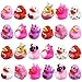 Anditoy 24 Pack Valentines Rubber Ducks Toys Bath Toys for Kids Toddlers Valentines Day Gifts School Class Classroom Prizes Party Favors - Image 2