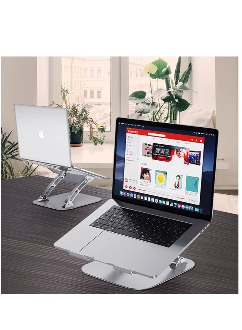 Laptop Stand, Notebook Stand Ergonomic Height Angle Adjustable Computer Laptop Holder Compatible with MacBook, Air, Pro, Dell XPS, Samsung - Image 2