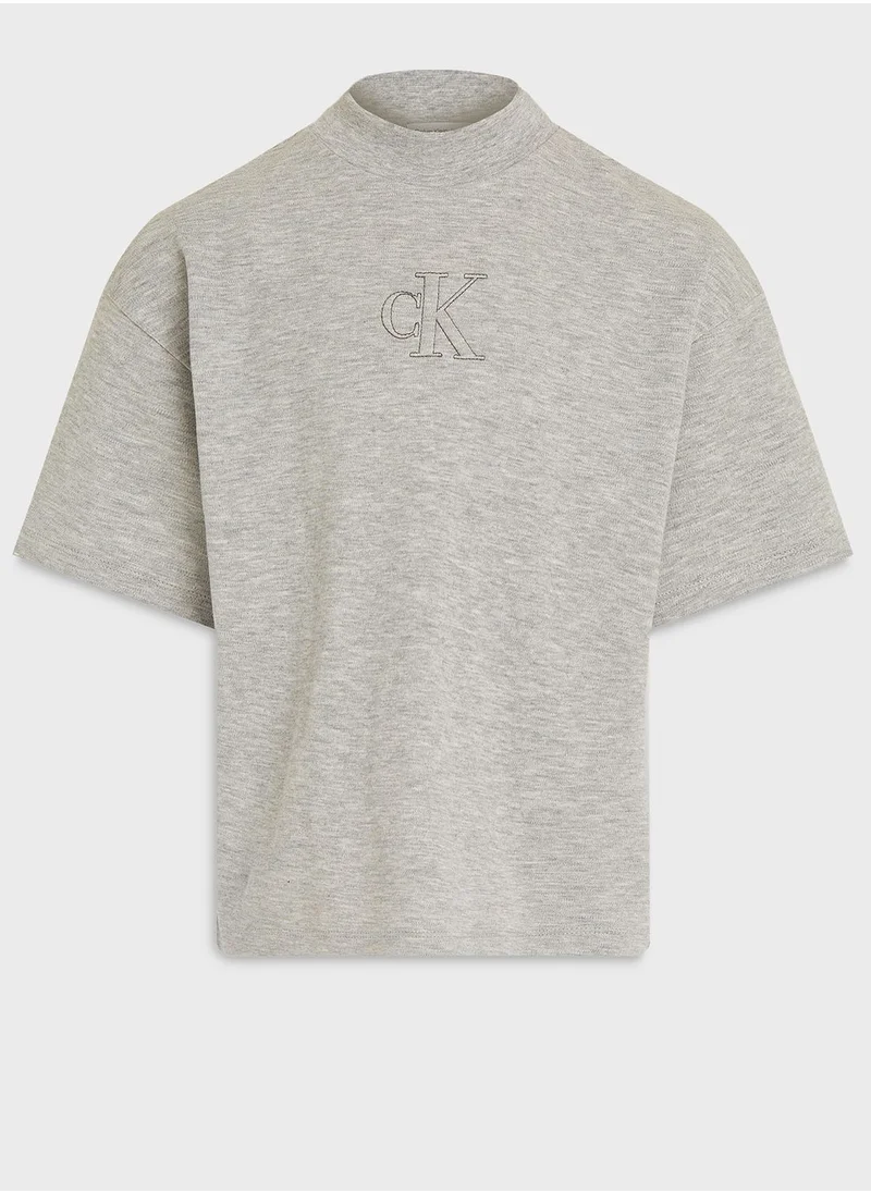 Calvin Klein Jeans Kids Logo Stitch Top