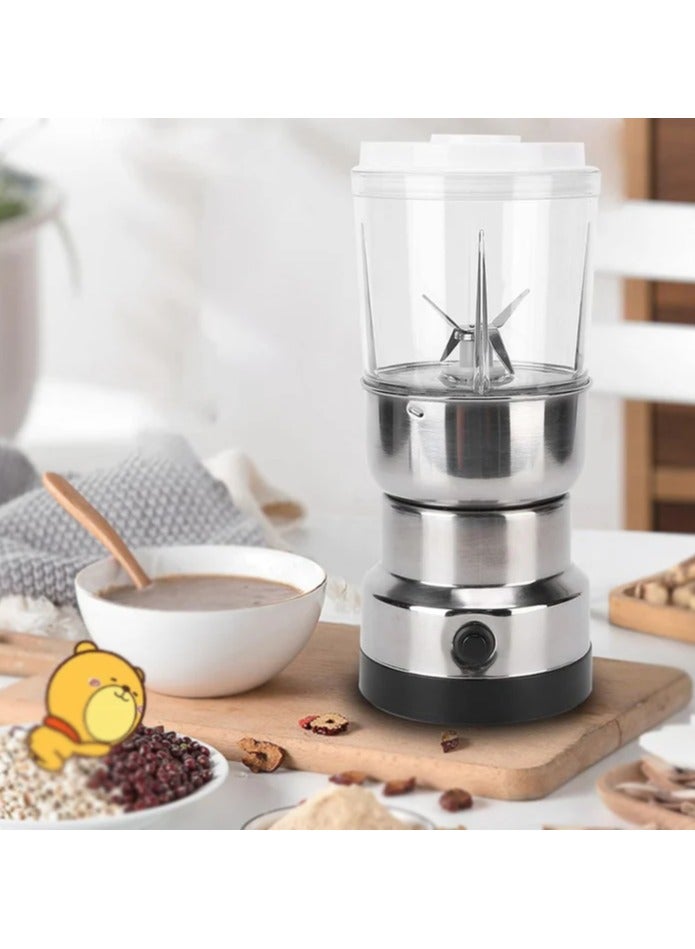 2 in 1 Food Processor Grinder Mixer & Blender, Double Layers Blender Electric Coffee Grinder  - Image 2