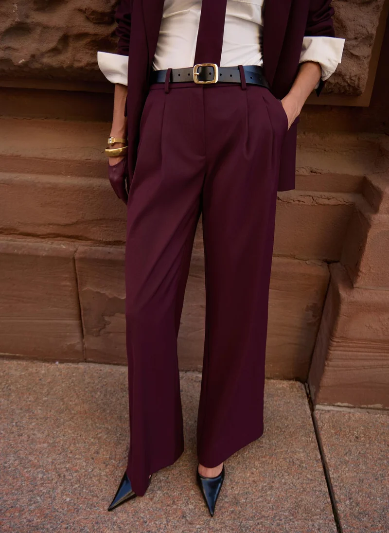 Lichi Flared suiting trousers