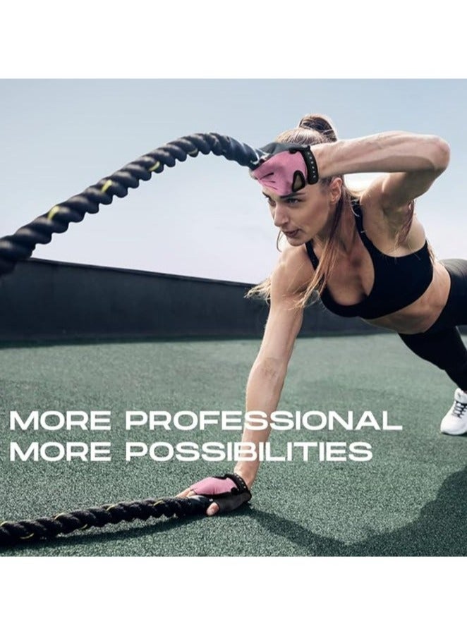 JOGAMS Workout Gloves Weight Lifting Fingerless Gym Exercise Gloves with Curved Open Back for Powerlifting Women and Men - Image 4