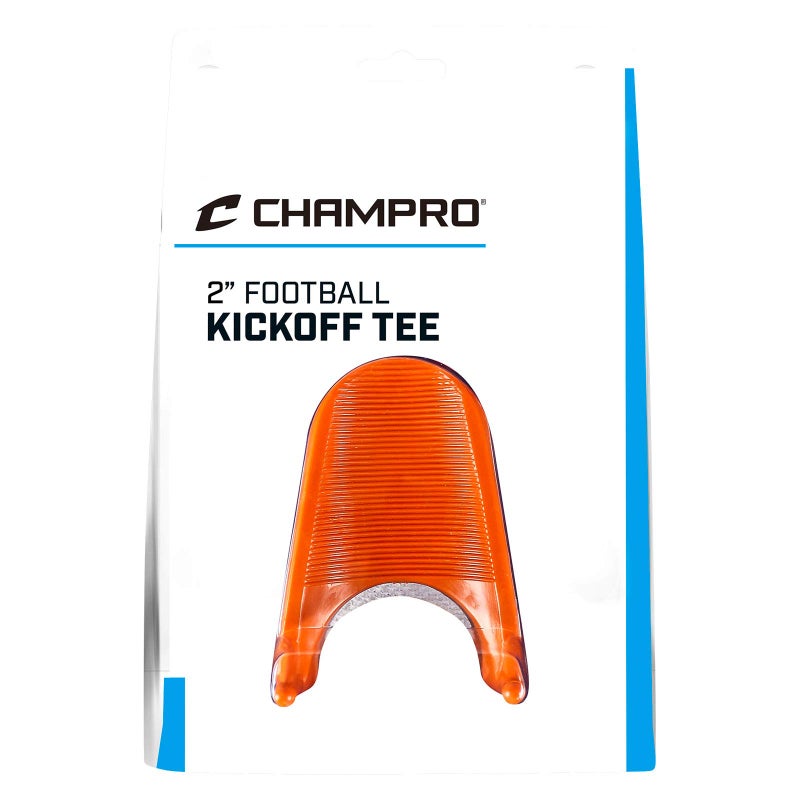 CHAMPRO 2" Heavy-Duty Rubber Kickoff Football Tee, Orange, Retail Package - Image 5