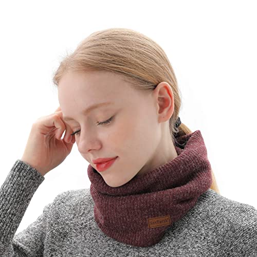 NovForth Winter Neck Warmer Men Ski, Neck Gaiter Face Scarf Women, Fleece Scarf for Men Gaiter Mask, Thick Windproof Scarves - Image 3
