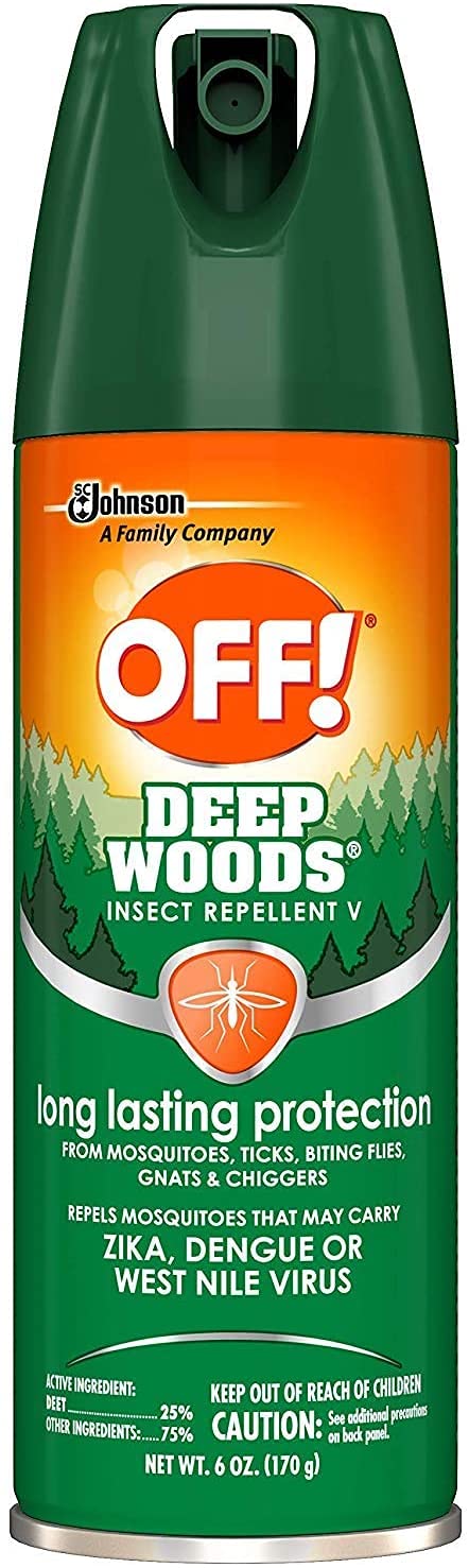OFF! Deep Woods Insect Repellent V Ticks Aerosol 6 oz, Pack of 6 - Image 2