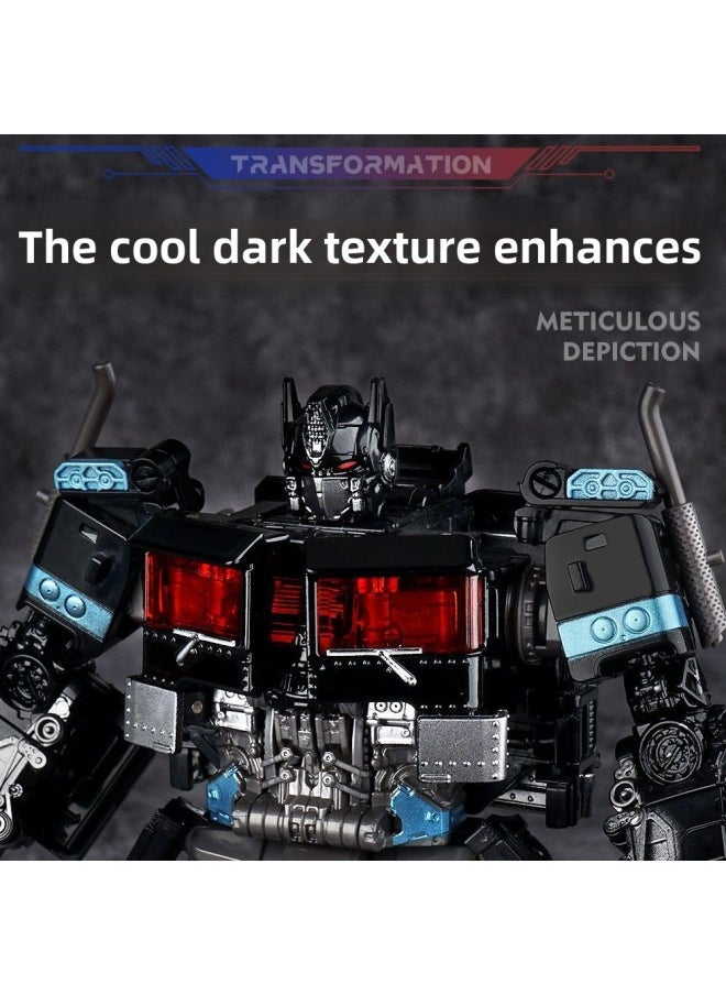 Generic - Genuine Diablo Cybertron Planet Commander-in-Chief Deformation Toy Optimus Prime King Kong Prime Car Robot Model Hand-held-Colour:The Difficulty Of Deformation Is Extremely High. You Can Contact Customer Service To Receive Deformation Tutorials - Cybertron Planet Blackening Old - Image 1